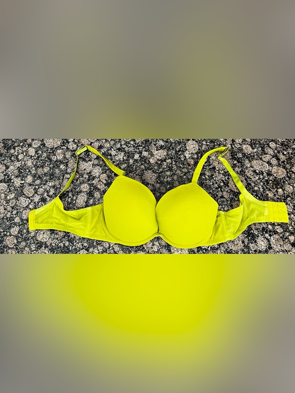 Fashion Bug Neon Yellow T-Shirt Bra